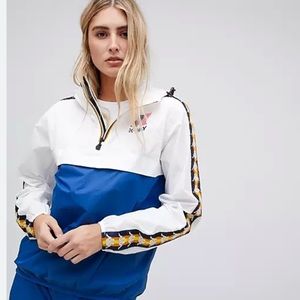 K-Way X Kappa color block rain jacket